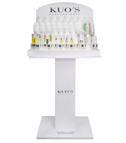 Présentoir Cosmétique Visage Blanc